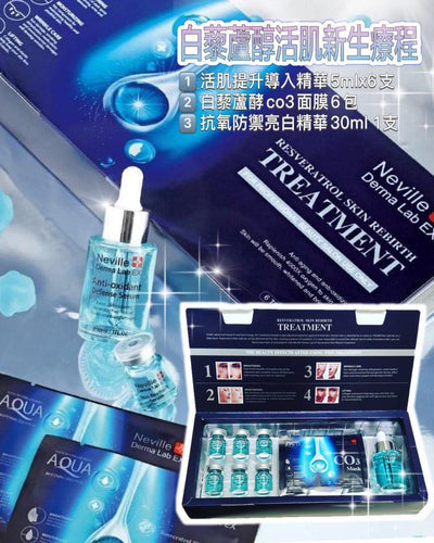 Neville Derma Lab Ex白藜蘆醇活肌新生療程組合買一送一